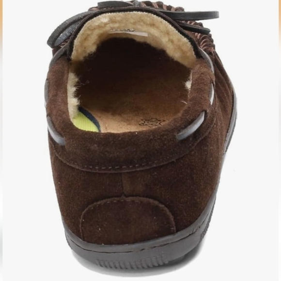 Florsheim Cozzy Tie Moc Slipper Men\'s Chocolate Size 8 New main image 9
